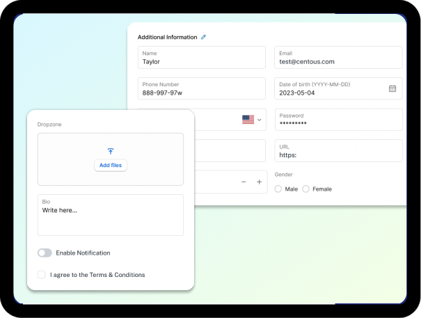 Add custom fields to customer account profile pages to support deeper personalization